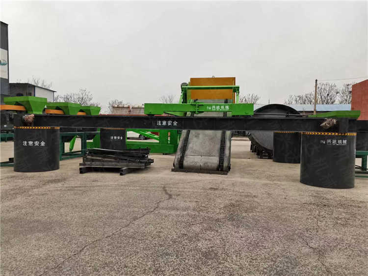 牛粪大跨度槽式链板翻抛机,糠醛渣鸡粪废料发酵腐熟处理设备